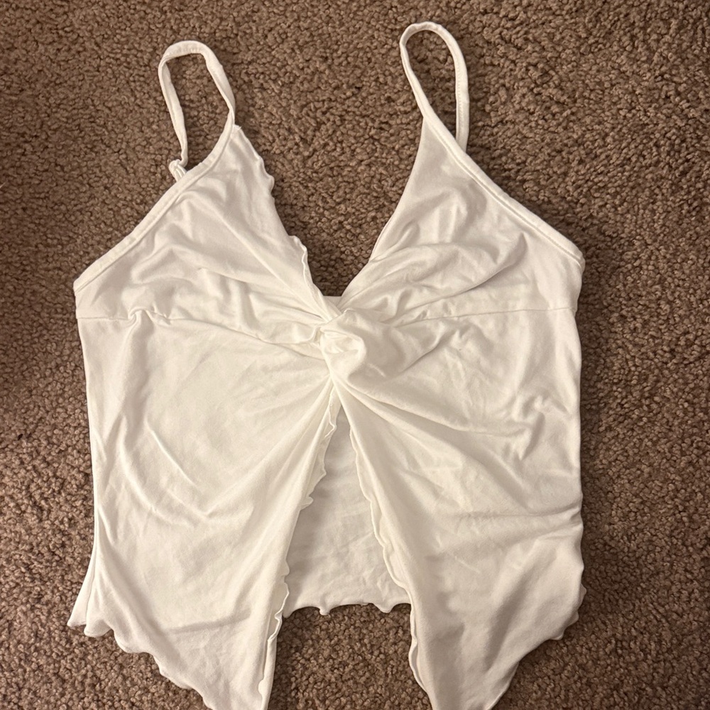 White Sleeveless Women's Top